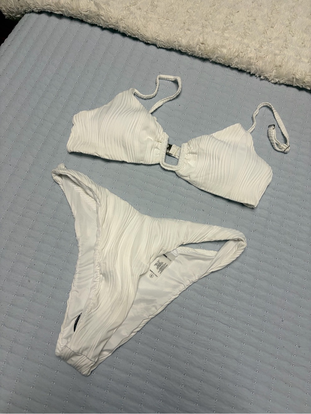 White Two-Piece Bathing Suit